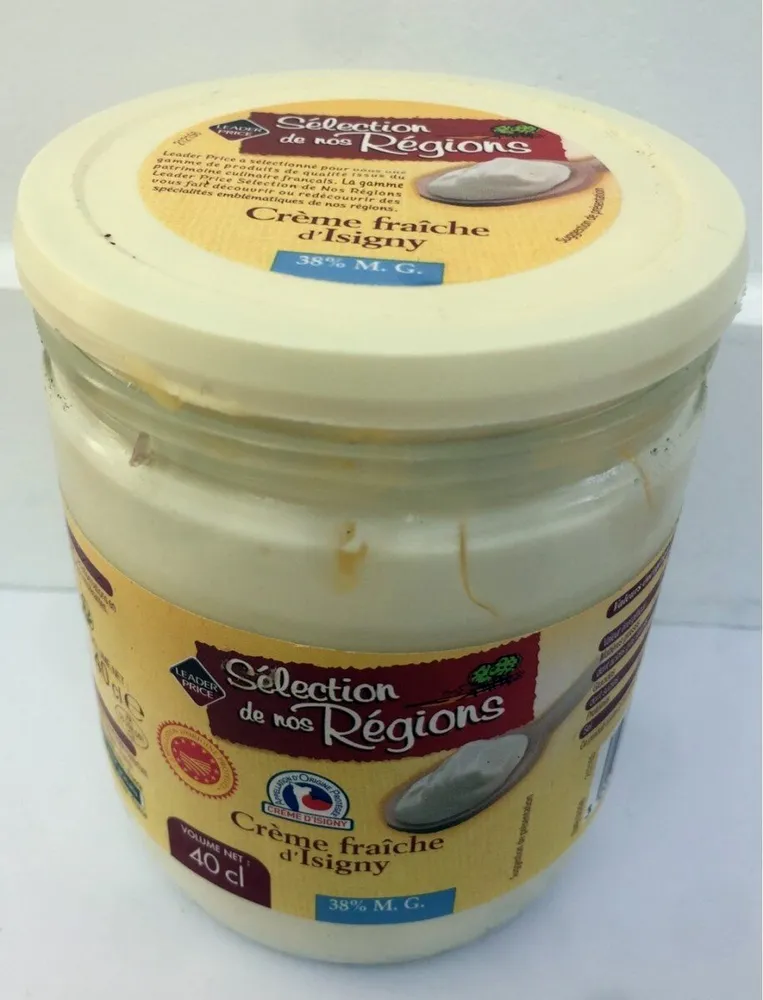 Crème Fraîche d'isigny AOP 38%