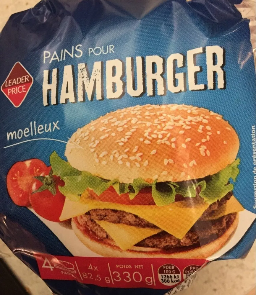 Pains pour hamburger moelleux