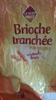 Brioche tranchée pur beurre aux oeufs frais