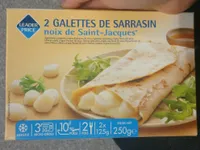 2 Galettes de Sarrasin Noix de Saint-Jacques