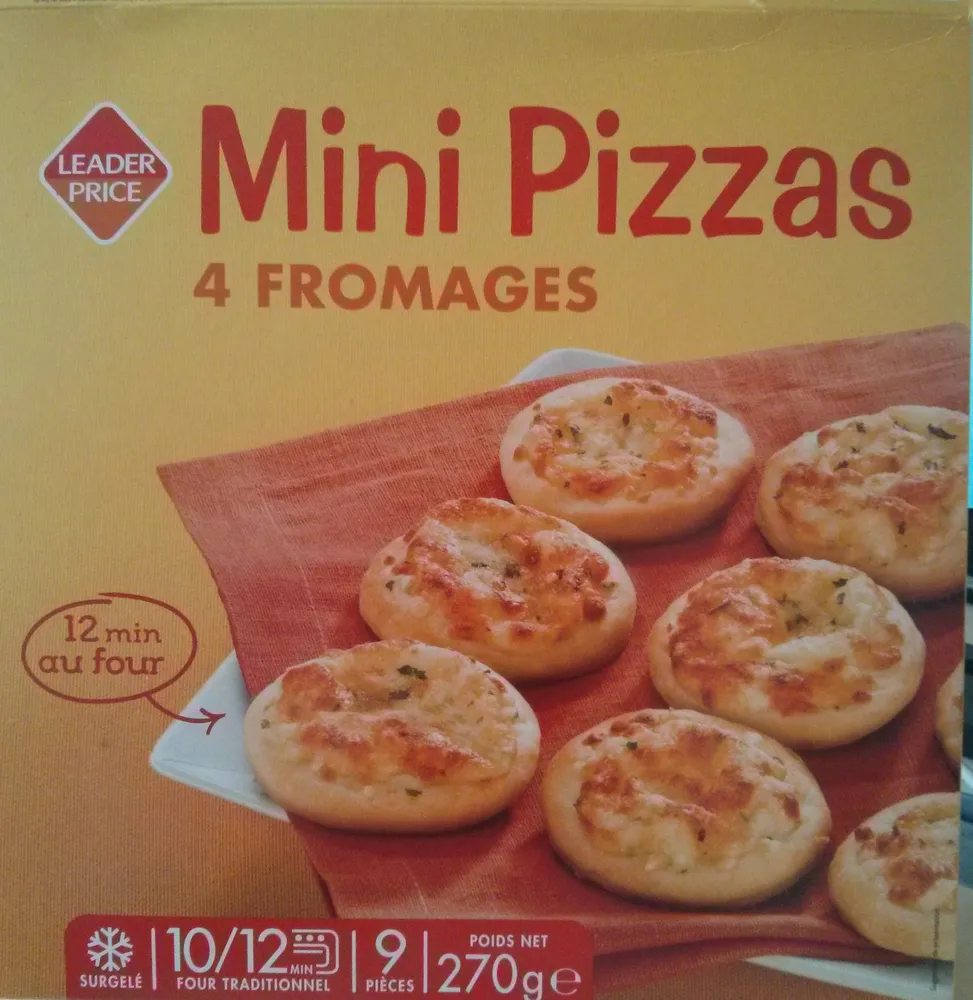 Mini Pizzas 4 Fromages