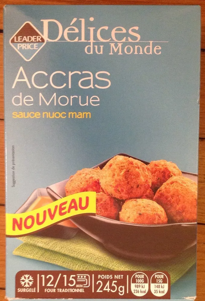 Accras de Morue sauce Nuoc Mam