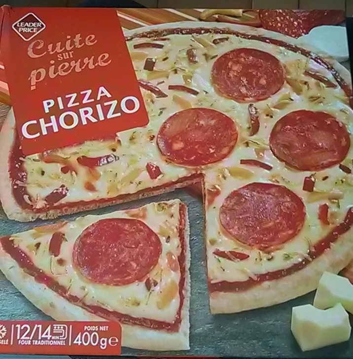 Pizza Chorizo, Cuite sur pierre