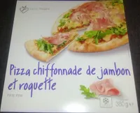 Pizza chiffonnade de jambon et roquette, Surgelé