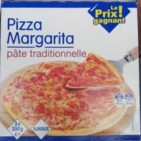Pizza margarita pâte traditionnelle
