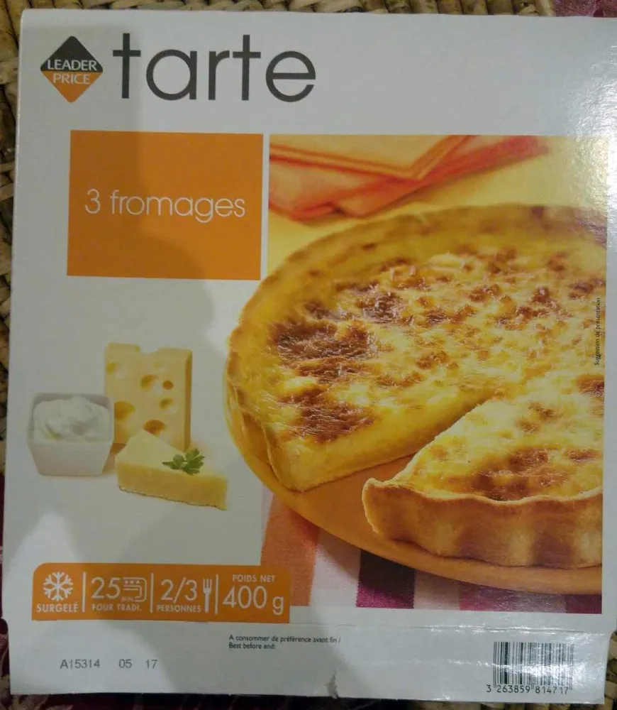 Tarte 3 Fromages