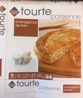 Tourte parisienne champignons de Paris