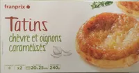 Tatins chèvre et oignons caramélisés