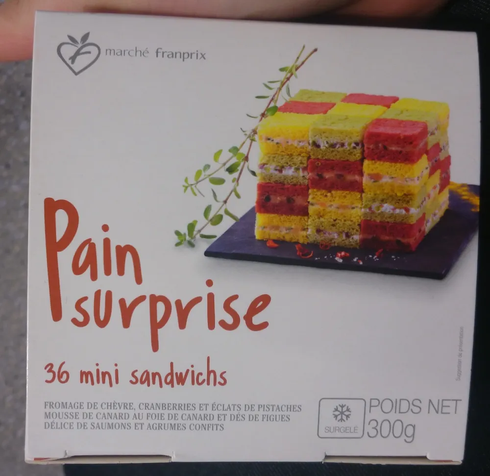 Pain Surprise - 36 Mini Sandwichs