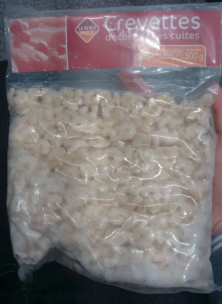 Crevettes Décortiquées Cuites