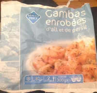 Gambas enrobées d'ail et de persil surgelées
