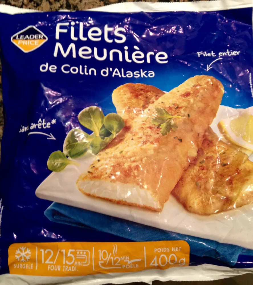 Filets Meunière de Colin d'Alaska