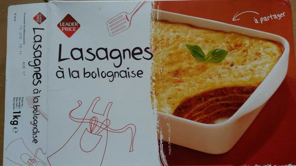 Lasagne à la bolognaise