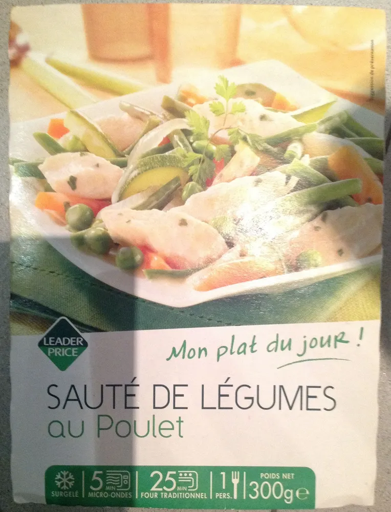 Sauté de légumes au poulet