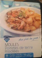 Moules Pommes de terre rissolées
