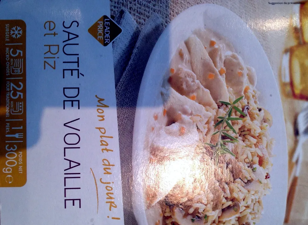 Sauté de volaille et riz