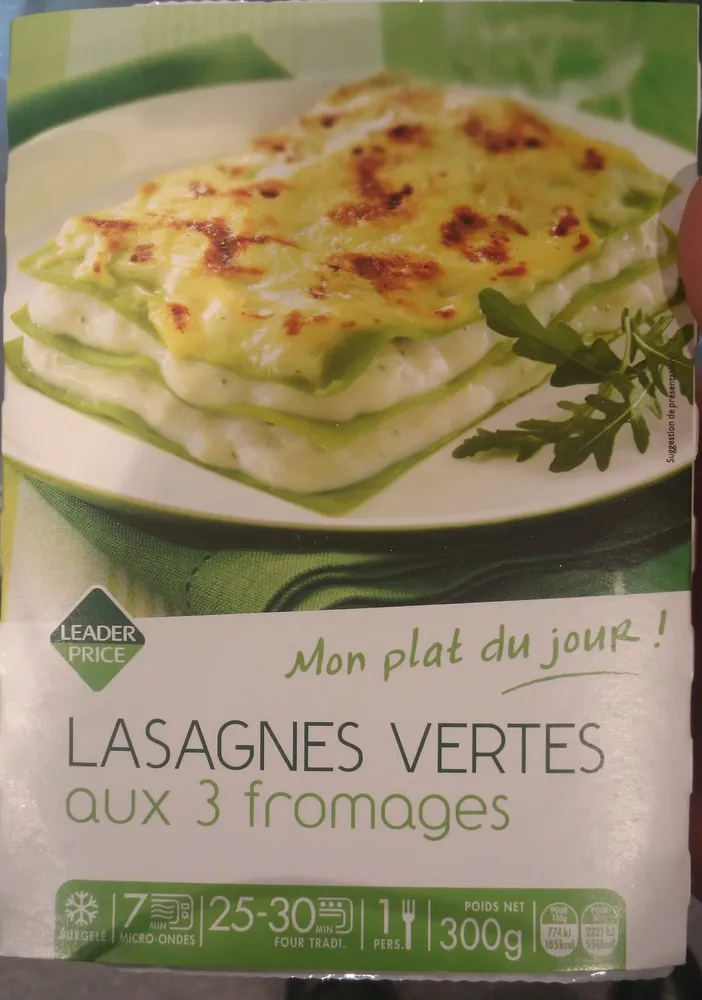 Lasagnes Vertes aux 3 Fromages