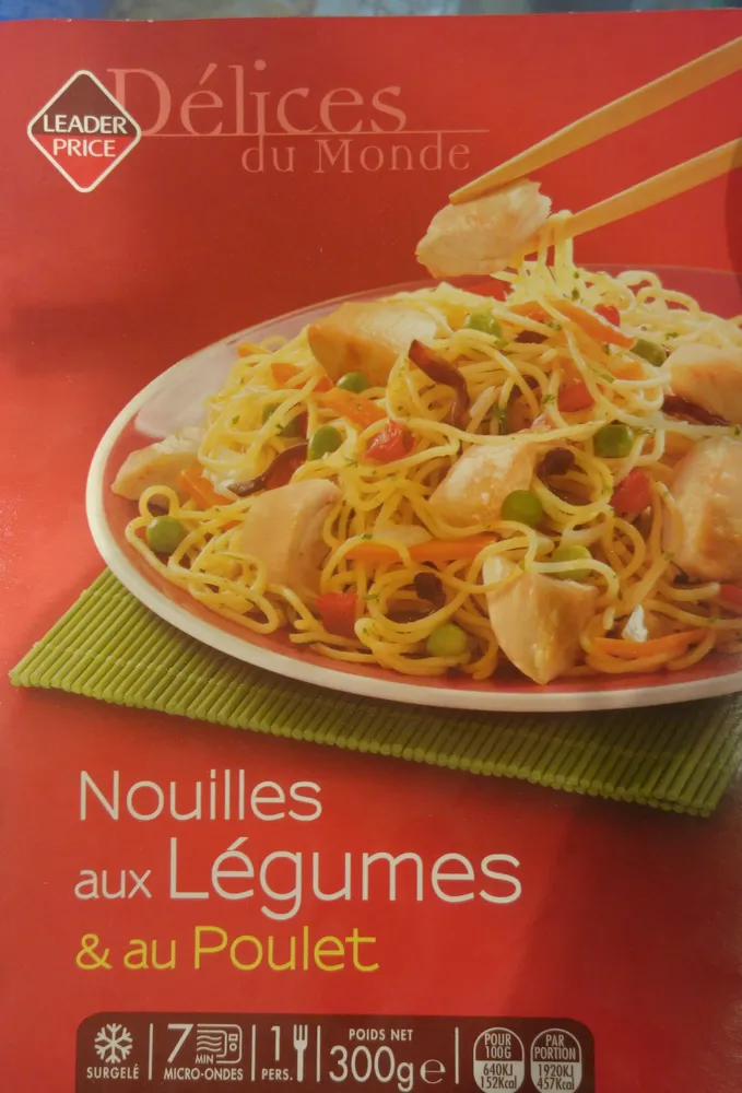 Nouilles aux Légumes et au Poulet