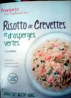 Risotto de crevettes et d'asperges vertes à la crème