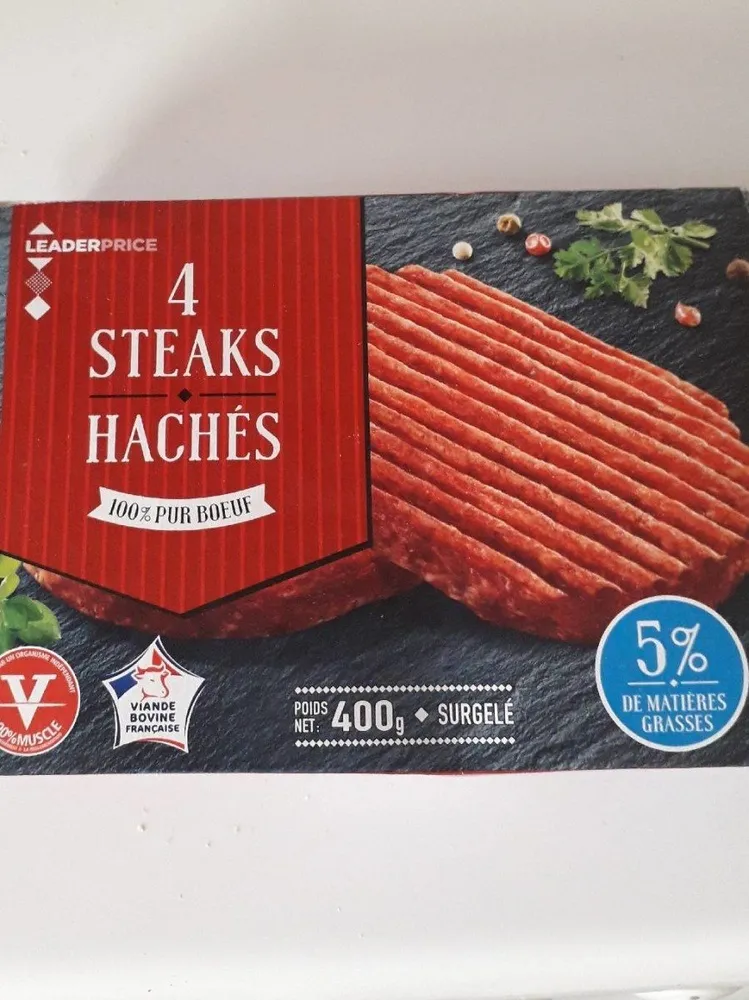 4 Steaks hachés