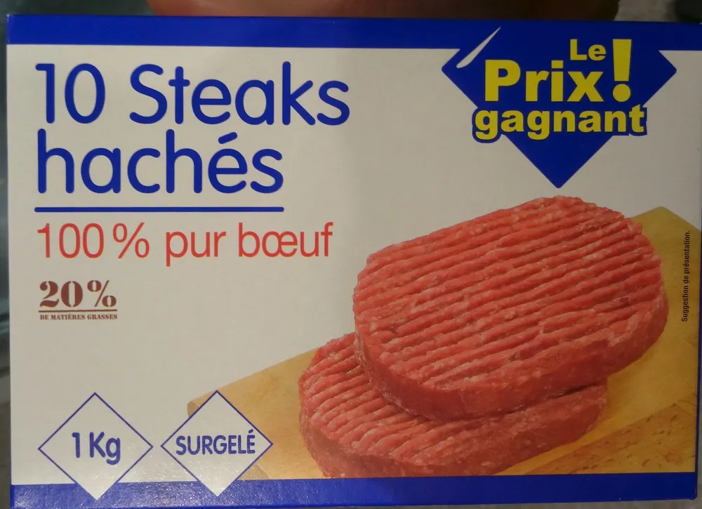 10 steaks hachés