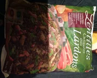 Lentilles cuisinées aux lardons