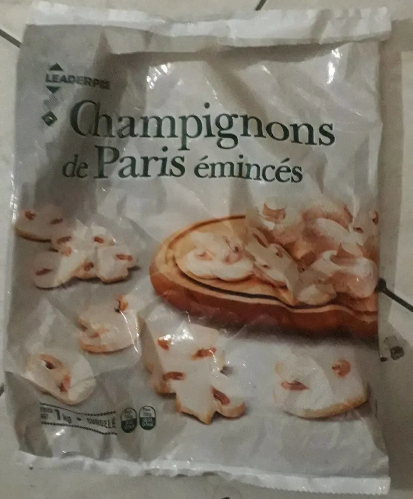 Champignons de Paris émincés