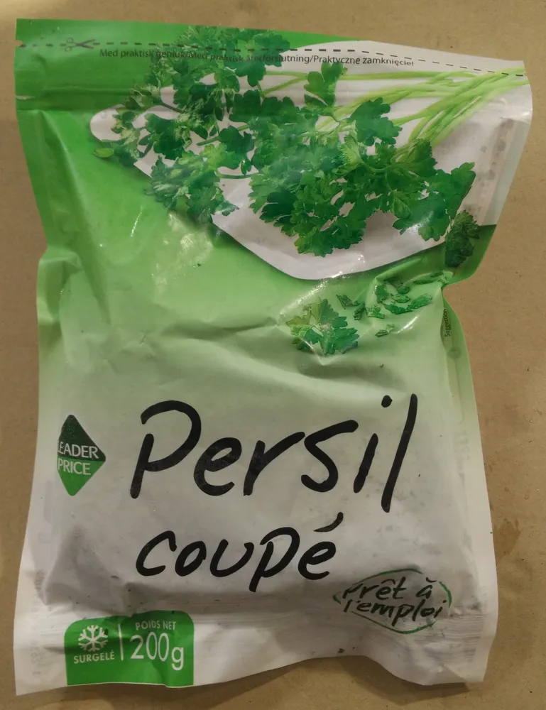 Persil coupé
