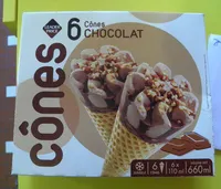 6 Cônes Chocolat