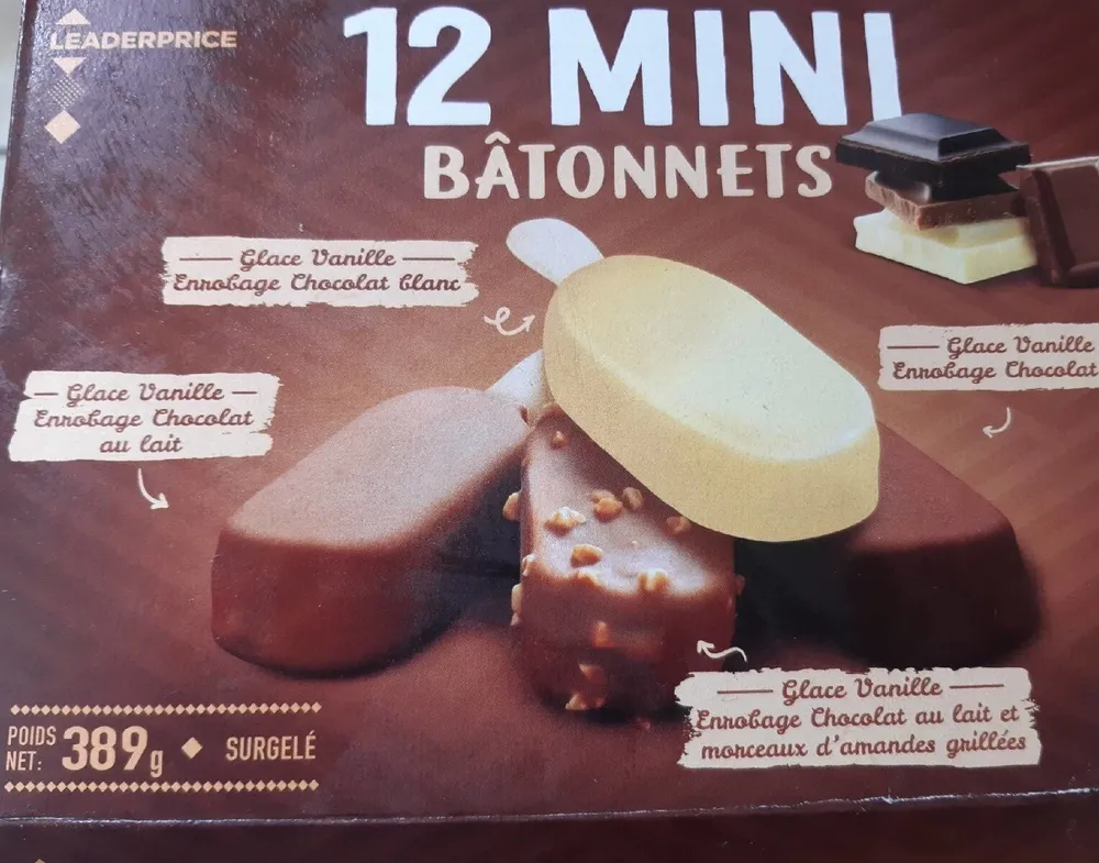 12 mini batonnets