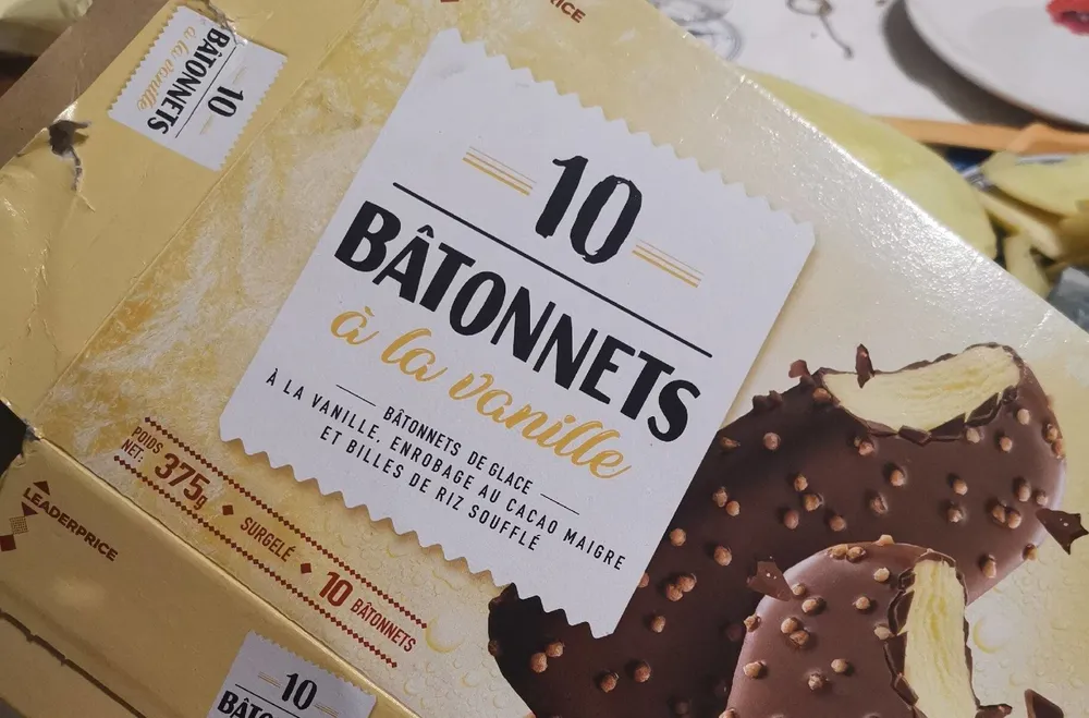 Bâtonnets à la vanille