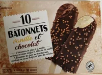Bâtonnets vanille chocolat