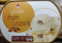 Glace rhum & raisins