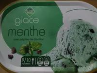 Glace menthe avec pépites de chocolat