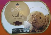 Glace café avec confiseries au café