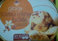 Glace saveur crème brûlée