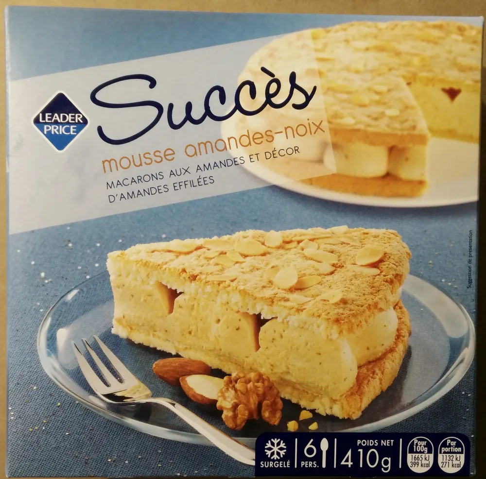 Succès mousse amandes-noix