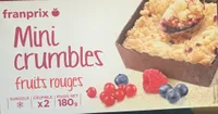Mini crumbles fruits rouges