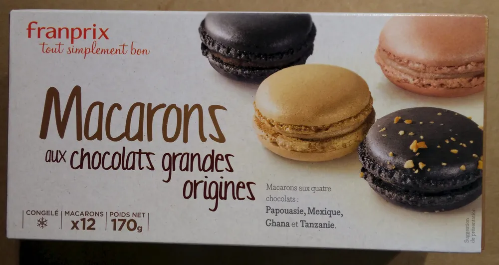 Macarons aux Chocolats Grandes Origines