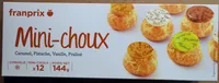 12 Mini-Choux Caramel - Pistache - Vanille - Praliné