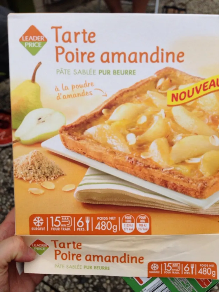 Tarte poire amandine