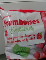 Framboises entières
