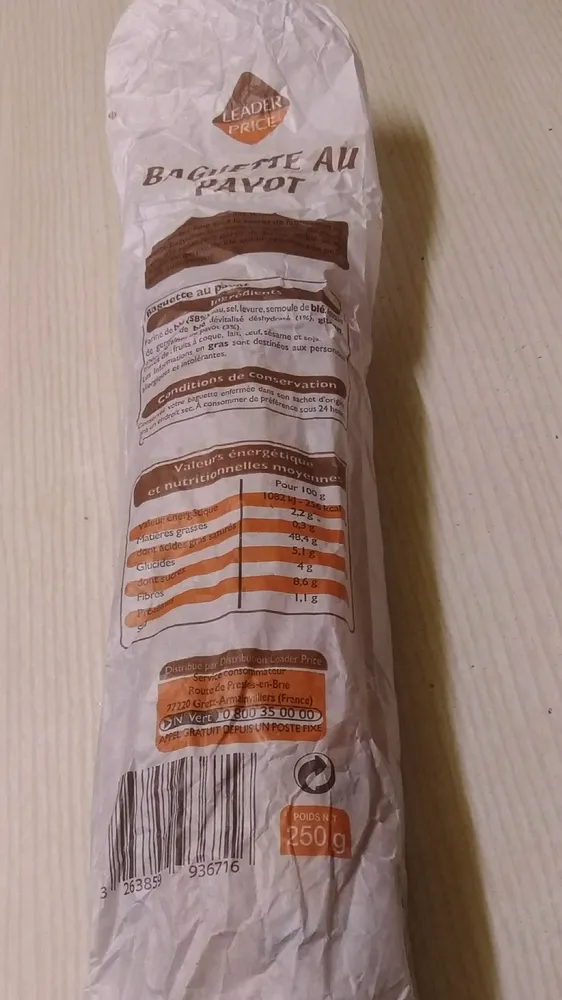 Baguette Pavot