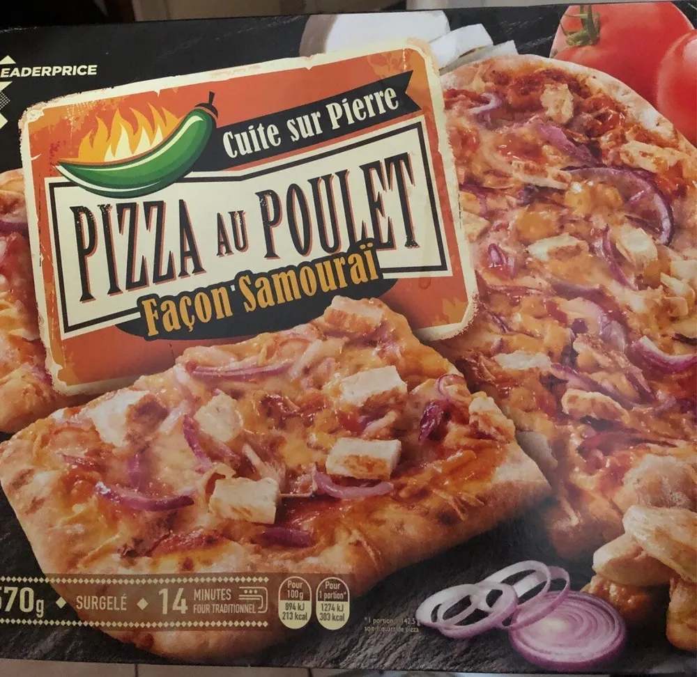 Pizza au poulet façon Samouraï