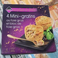4 Mini-gratins au foie gras