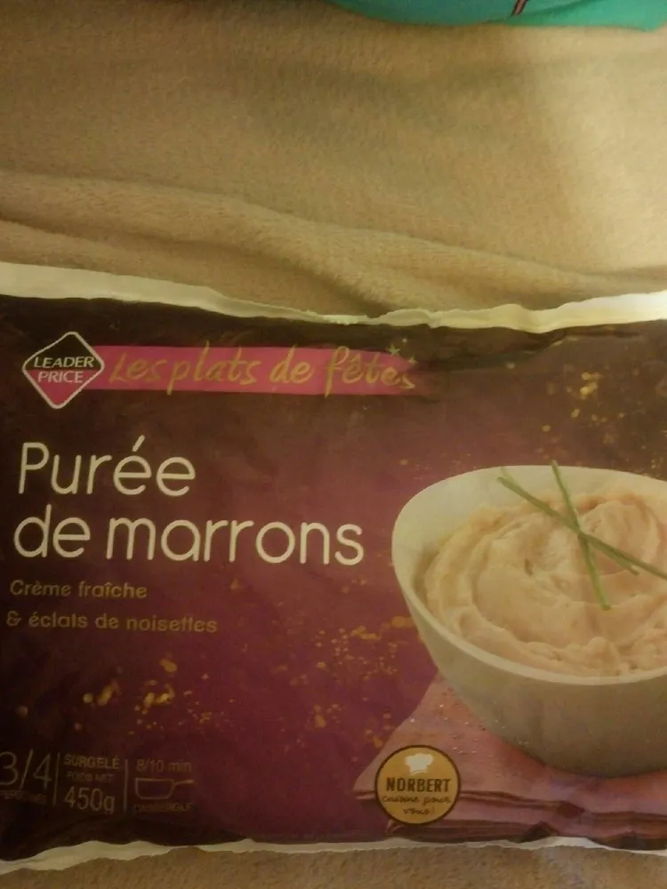 Purée de marrons