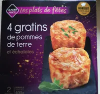 Gratins de pommes de terre et échalotes