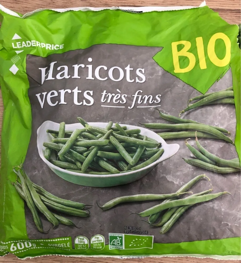 Haricots verts très fins