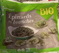 Épinards en branche bio