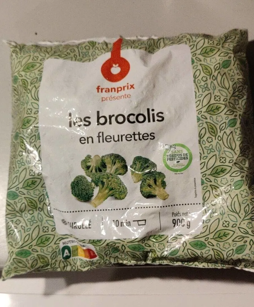 Les brocolis en fleurettes